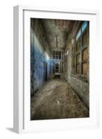 Abandoned Interior Corridor-Nathan Wright-Framed Photographic Print