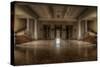 Abandoned Interior Hallway-Nathan Wright-Stretched Canvas