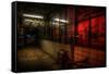 Abandoned Interior with Dials-Nathan Wright-Framed Stretched Canvas