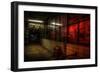 Abandoned Interior with Dials-Nathan Wright-Framed Photographic Print