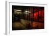 Abandoned Interior with Dials-Nathan Wright-Framed Photographic Print