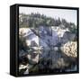 Abandoned Island Rock Quarry Off the Coast of Maine-Walker Evans-Framed Stretched Canvas