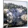 Abandoned Island Rock Quarry Off the Coast of Maine-Walker Evans-Mounted Photographic Print