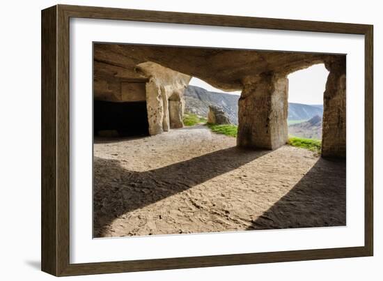 Abandoned Limestone Mines in Old Orhei, Moldova-starush-Framed Photographic Print