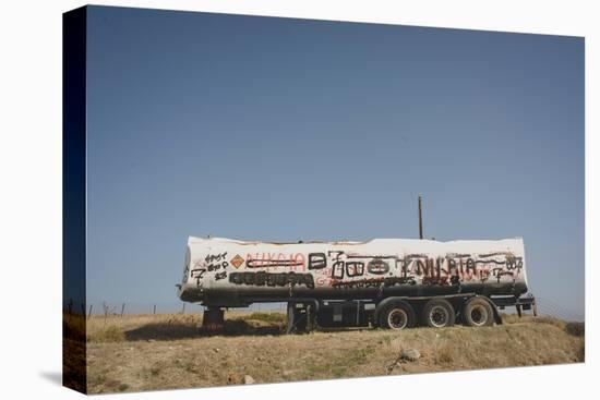 Abandoned Lorry-Clive Nolan-Stretched Canvas