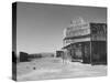 Abandoned Nitrate Mine Town Battered Weathered Old Building and Ruins-null-Stretched Canvas