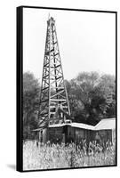 Abandoned Oil Derrick-Marion Post Wolcott-Framed Stretched Canvas