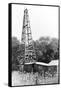 Abandoned Oil Derrick-Marion Post Wolcott-Framed Stretched Canvas