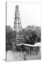 Abandoned Oil Derrick-Marion Post Wolcott-Stretched Canvas