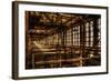 Abandoned Power Plant Interior-Nathan Wright-Framed Photographic Print