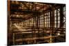 Abandoned Power Plant Interior-Nathan Wright-Mounted Photographic Print