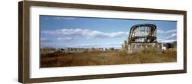 Abandoned Rollercoaster in an Amusement Park, Coney Island, Brooklyn, New York City-null-Framed Photographic Print