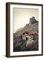 Abandoned Shelter Near Stokkness, Iceland, September 2015-Niall Benvie-Framed Photographic Print