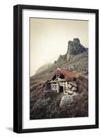 Abandoned Shelter Near Stokkness, Iceland, September 2015-Niall Benvie-Framed Photographic Print