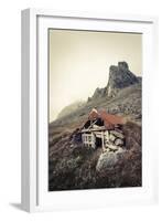 Abandoned Shelter Near Stokkness, Iceland, September 2015-Niall Benvie-Framed Photographic Print