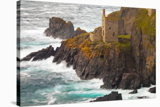 Abandoned Tin Mine Near Botallack-Miles Ertman-Stretched Canvas