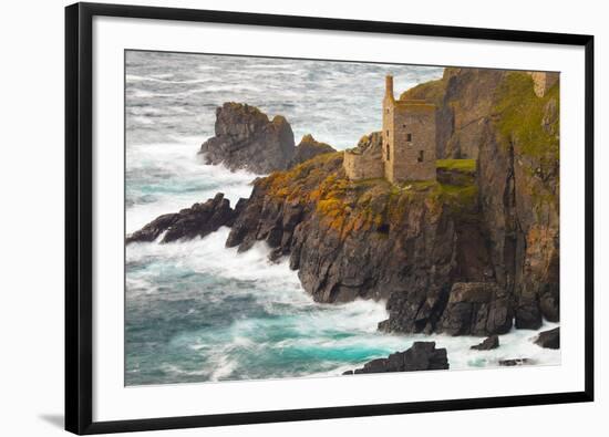 Abandoned Tin Mine Near Botallack-Miles Ertman-Framed Photographic Print