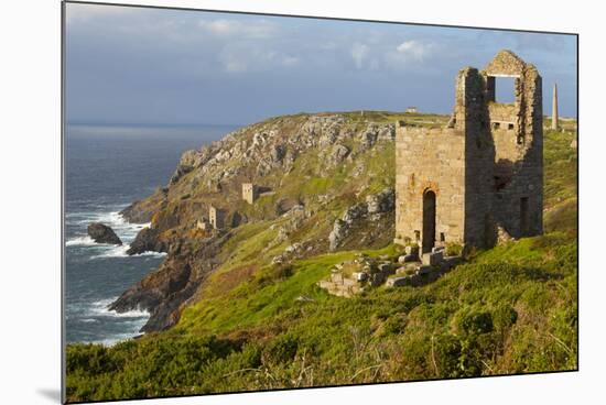 Abandoned Tin Mine Near Botallack-Miles Ertman-Mounted Photographic Print