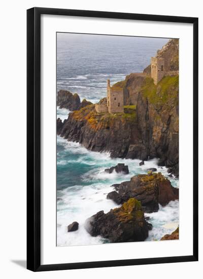 Abandoned Tin Mine Near Botallack-Miles Ertman-Framed Photographic Print