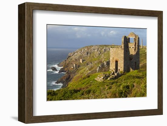 Abandoned Tin Mine Near Botallack-Miles Ertman-Framed Photographic Print