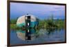 Abandoned Trailer on Flooded Field-null-Framed Photographic Print