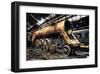 Abandoned Train Depot-null-Framed Art Print