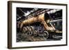 Abandoned Train Depot-null-Framed Art Print