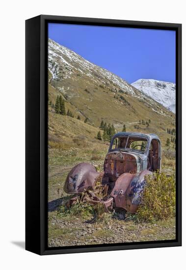 Abandoned Truck, Animas Forks Mine Ruins, Animas Forks, Colorado, Usa-Richard Maschmeyer-Framed Stretched Canvas