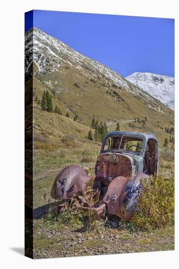 Abandoned Truck, Animas Forks Mine Ruins, Animas Forks, Colorado, Usa-Richard Maschmeyer-Stretched Canvas