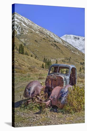 Abandoned Truck, Animas Forks Mine Ruins, Animas Forks, Colorado, Usa-Richard Maschmeyer-Stretched Canvas