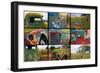 Abandoned trucks poster, Chloride, New Mexico-Mallorie Ostrowitz-Framed Photographic Print