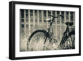 Abandoned Vintage Bicycle-Sheila Haddad-Framed Photographic Print