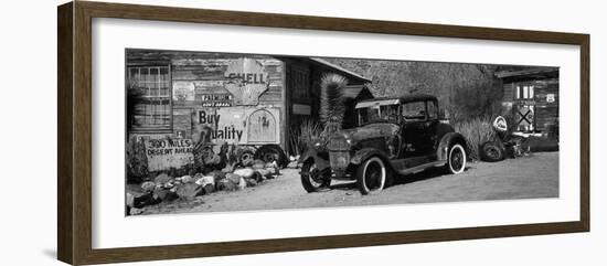 Abandoned Vintage Car at the Roadside, Route 66, Arizona, USA-null-Framed Photographic Print