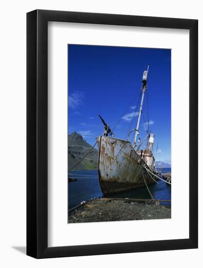 Abandoned Whaling Ship-Paul Souders-Framed Photographic Print
