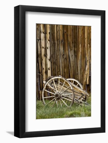 Abandoned wooden wagon, Bodie State Historic Park, California-Adam Jones-Framed Photographic Print