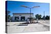 Abandonend Petrol Station Along Route Two Through Nebraska, United States of America, North America-Michael Runkel-Stretched Canvas