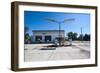 Abandonend Petrol Station Along Route Two Through Nebraska, United States of America, North America-Michael Runkel-Framed Photographic Print