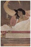 The Death of Siddhartha Gautama Known as the Buddha, The Final Release-Abanindro Nath Tagore-Art Print