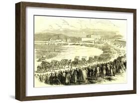 Abassieh Egypt Troops 1866-null-Framed Giclee Print