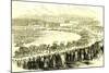 Abassieh Egypt Troops 1866-null-Mounted Giclee Print
