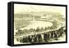 Abassieh Egypt Troops 1866-null-Framed Stretched Canvas