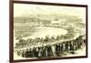 Abassieh Egypt Troops 1866-null-Framed Giclee Print