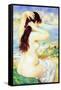 Abather-Pierre-Auguste Renoir-Framed Stretched Canvas