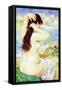 Abather-Pierre-Auguste Renoir-Framed Stretched Canvas