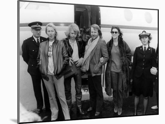 Abba at Airport-null-Mounted Photographic Print