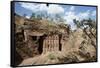 Abba Libanos Church, Lalibela, Unesco World Heritage Site, Ethiopia, Africa-Sybil Sassoon-Framed Stretched Canvas