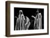 Abba Swedish Pop Group During Their Tour in Britain in Birmingham Anna and Frieda-null-Framed Photographic Print