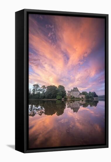 Abbaye De Paimpont in Brocéliande-Philippe Manguin-Framed Stretched Canvas