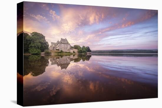 Abbaye De Paimpont in Broceliande-Philippe Manguin-Stretched Canvas