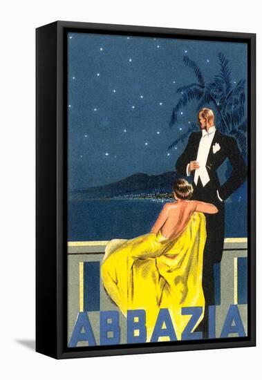 Abbazia, Sophisticated Couple-null-Framed Stretched Canvas